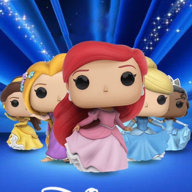 Figura de Ação Funko Princesa Pop para Crianças, Ariel #220, Bela #221,  Cinderela #222, Rapunzel #223, Tiana #224, Merida #324, Novo Presente -  AliExpress